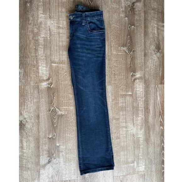 Wrangler Women's Jeans Dark Blue Size 5/6x30 Short Q-Baby - Only Worn Once - Picture 3 of 8